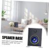 KICHOUSE Speaker Base Pad Set 4pcs Shockproof Isolation Pads Silver Chrome Steel for Speaker Protection view 4