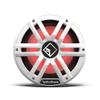 Rockford Fosgate M2D2-10S-G2 Color Optix 10" DVC 2-Ohm Multicolor LED Lighted Marine Subwoofer for Sealed Enclosure 400 Watts RMS / 1600 Watts Peak - White/Stainless view 1