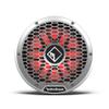 Rockford Fosgate M2D2-10S-G2 Color Optix 10" DVC 2-Ohm Multicolor LED Lighted Marine Subwoofer for Sealed Enclosure 400 Watts RMS / 1600 Watts Peak - White/Stainless view 2