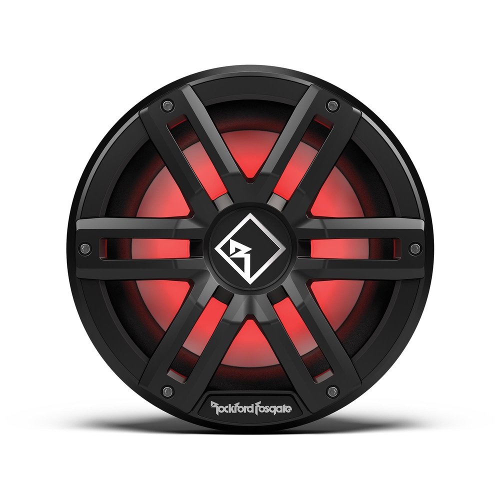Rockford Fosgate M2D4-10SB-G2 Color Optix 10" Marine Subwoofer - Black