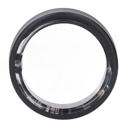 FOSA Wearable Smart Ring, Video Scrolling Alloy Smart Fitness Ring Comfort Fit for Outdoor Activity (12#)