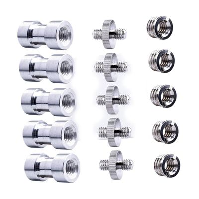 MERRYHAPY 18pcs Mount Adapter Camera Mount Accessories Screw Adapters for Tripod