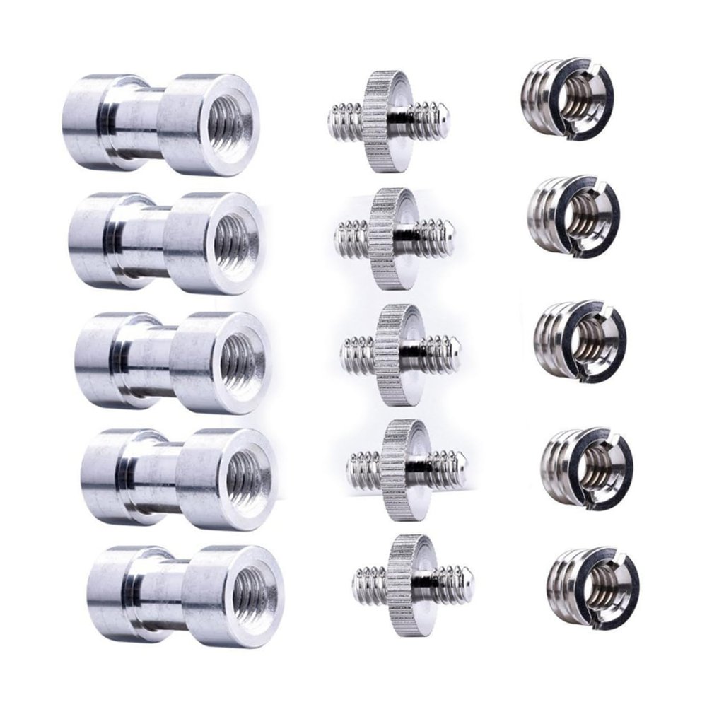 MERRYHAPY 18pcs Mount Adapter Camera Mount Accessories Screw Adapters for Tripod