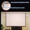 HVENNUXXG Manual Pull Up Projector Screen Roll-Down Movie Screen 40" 50" 60" 72" Projection Screen Portable Wrinkle-Free, for Movie Home Theater Cinema Office Video(40 Inch 4:3) view 2