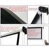 HVENNUXXG Manual Pull Up Projector Screen Roll-Down Movie Screen 40" 50" 60" 72" Projection Screen Portable Wrinkle-Free, for Movie Home Theater Cinema Office Video(40 Inch 4:3) view 4