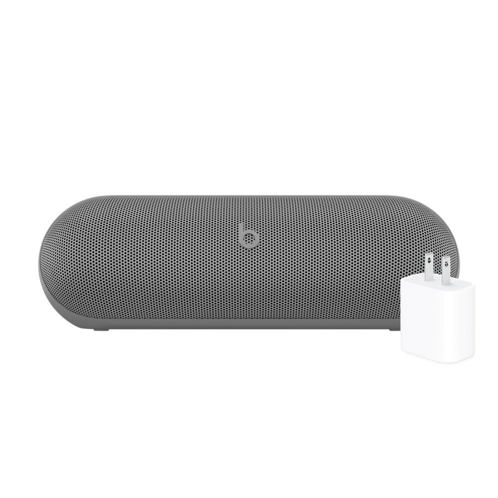 Beats Pill x Kim Kardashian - Wireless Bluetooth Speaker with 20W Power Adapter - Dark Gray