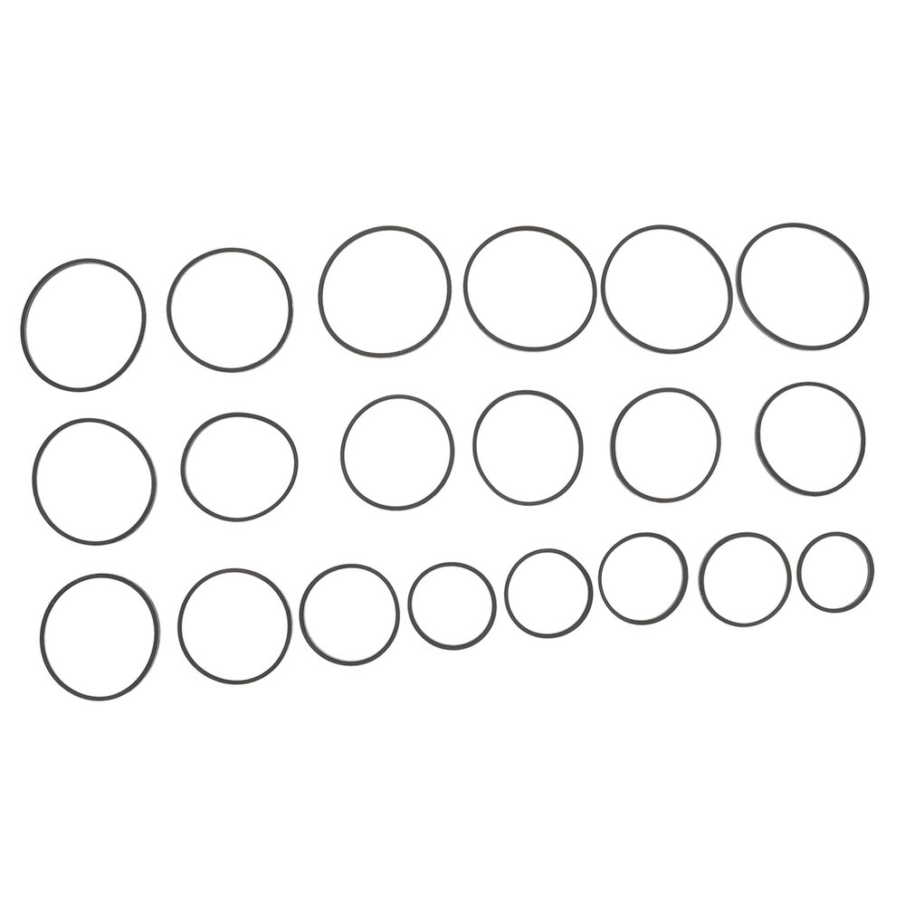 KICHOUSE 20pcs Recorder Maintenance Rubber Belts for Cassette Players Durable and Wear-Resistant Repair Belts for Smooth Operation and Noise Reduction for Recorders and Repeater Drives