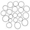 KICHOUSE 20pcs Rubber Belt for Recorder Drive Belt Repair Cassette Player for Tape Deck Maintenance view 1