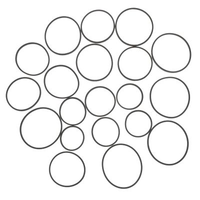 KICHOUSE 20pcs Replacement Belt for Tape Machines Rubber Drive Belt Recorder Repair Maintenance