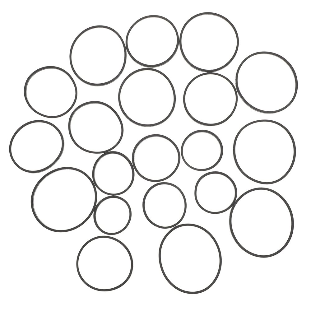 KICHOUSE 20pcs Replacement Belt for Tape Machines Rubber Drive Belt Recorder Repair Maintenance