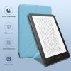 Flip Case for Kindle Colorsoft/Kindle Paperwhite 12th Generation 7",Slim Fit Vertical Multi-Viewing Stand Cover with Auto-Wake/Sleep for Kindle Colorsoft/Kindle Paperwhite 2024 E-ReaderLight Blue view 2