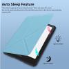 Flip Case for Kindle Colorsoft/Kindle Paperwhite 12th Generation 7",Slim Fit Vertical Multi-Viewing Stand Cover with Auto-Wake/Sleep for Kindle Colorsoft/Kindle Paperwhite 2024 E-ReaderLight Blue view 4