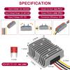 DC-DC 12V (with Fuse) Buck Converter 48V 36V 24V to 12V 10A 120W Waterproof Golf cart stabilizer Buck Converter Regulator view 4