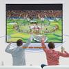 72inch Motorized Projector Screen w/Remote, Ceiling or Wall Mount, 16:9 HD 4K, Gain 3.5 Projector Movie Screen for Home Theater, Office Projection view 3