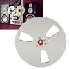 1/4 7 Inch Empty Tape Reel, 3 Holes Nab Aluminum Alloy Universal Open Reel Sound Tape Empty Reel, Empty Take Up Reel for Recording, Opening Machine Part for Reel to Reel Small view 4