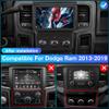 Android 13 Car Radio for Dodge Ram 2013-2019 1500 2500 3500 with Wireless CarPlay Android Auto, 9 Inch Stereo with Split Screen/GPS/AM/FM/WiFi/USB/SWC/DSP (Only fit Manual AC) [2GB+32GB] view 2