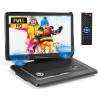 Arafuna 18" Portable DVD Player with with 5-Hour Rechargeable, 16" HD Swivel Screen with Dual Stereo Speakers, Support USB/SD/Sync TV, Regions Free view 1