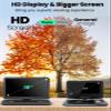 Arafuna 18" Portable DVD Player with with 5-Hour Rechargeable, 16" HD Swivel Screen with Dual Stereo Speakers, Support USB/SD/Sync TV, Regions Free view 2