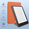 Flip Case for Kindle Colorsoft/Kindle Paperwhite 12th Generation 7",Slim Fit Vertical Multi-Viewing Stand Cover with Auto-Wake/Sleep for Kindle Colorsoft/Kindle Paperwhite 2024 E-ReaderOrange view 2