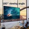 100 inch Projection Screen with Stand, HD 16:9, 180 Wide Angle Vision, 84 inch Portable Foldable Anti-Crease Movies Screen with Carrying Bag for Home Theater, Outdoor Camping(84 inch) view 3
