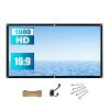 Outdoor Projector Screen 100 inch, 120inch Soft Movie Screen 16: 9, Portable Foldable Anti-Crease Washable Screen Fabric for Projection, Camping, Party(84inch 16: 9) view 1
