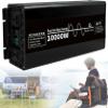 10000W Power Inverter Voltage Converter, Car Inverter Pure Sine Wave for Motorhomes Truck Boat Camping Household Laptop Charging~/ view 1