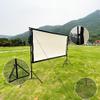 100inch Projector Screen with Adjustable Stand, Washable, 160 Viewing Angle, 84inch Portable Projection Movies Screen with Carrying Bag for Indoor Outdoor Camping Trip(100 inch) view 2
