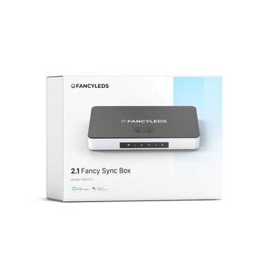 Fancyleds 2.1 Fancy Sync Box Syncing Device with HDMI 2.1, 4K 120Hz, HDR (for 55" to 65" TVs)