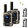Global Walkie Talkies 4G PoC Two Way Radios Unlimited Range PTT Push to Talk Over Cellular Radio Long Range Ideal for Outdoor Sports, Logistics or Event Management(2 with SIM Card) view 1