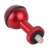 NovelGoal Aluminum Screw Fix Mount 1inch Ball Head Anti-Loose Adjustable Adapter for OS-MO 360/Hero 13 and All Hero Action Camera Cage Accessories (Red) view 1