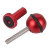 NovelGoal Aluminum Screw Fix Mount 1inch Ball Head Anti-Loose Adjustable Adapter for OS-MO 360/Hero 13 and All Hero Action Camera Cage Accessories (Red) view 3