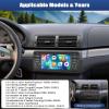 SIXTOP [8-Core 4+64G] Android Car Stereo Radio for BMW 3 Series E46 1998-2006 with Carplay Android Auto 59 UI Theme 7 Touchscreen Bluetooth5.0 GPS FM/RDS Network Radio DSP 32EQ AI Voice AHD Camera view 2