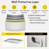 YQDDM Vinyl Record Ultrasonic Cleaner Machine, 8 Records Vinyl Sonics Cleaner, 6L Ultrasonic Vinyl Records Cleaning Machine view 2