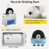 YQDDM Vinyl Record Ultrasonic Cleaner Machine, 8 Records Vinyl Sonics Cleaner, 6L Ultrasonic Vinyl Records Cleaning Machine view 3
