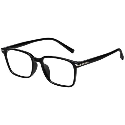 Dollger Blue Light Glasses Men Blue Light Blocking Glasses for Computer Use TR90 Black Square Frame Clear Lens Eye Protection