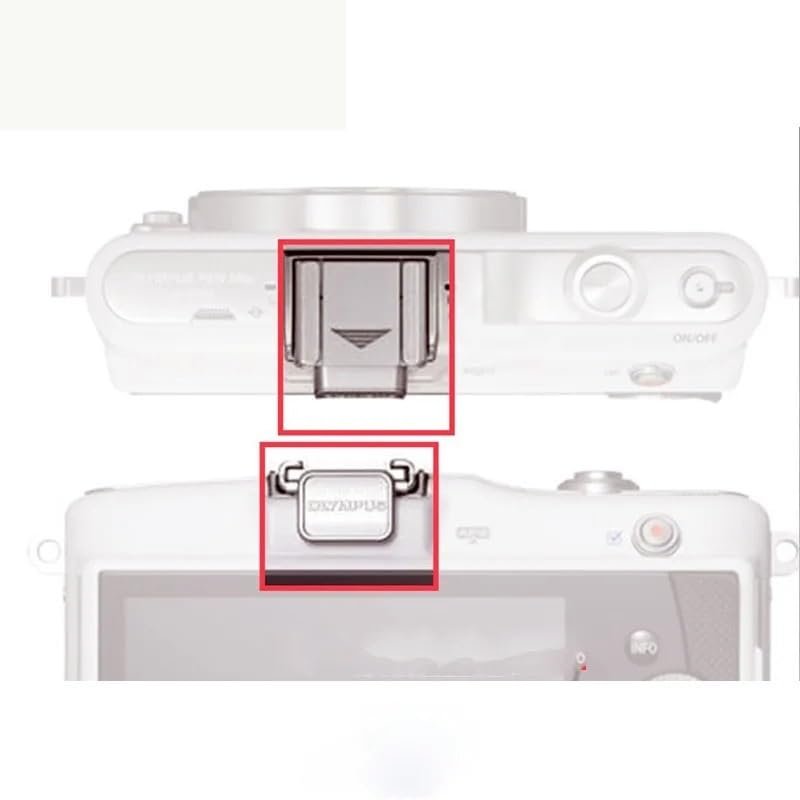 XvuaTeIw Hot Shoe Cover MCC-1 Parts Compatible with Olympus E-PL5 E-PL6 E-PL6 E-PL7 E-PL8 E-PL9 EPL5 EPL6 EPL7 EPL8 EPL9 EP3 EP5 Camera(Gray)
