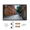 3D Projection Movie Screen 120inch, 100inch Portable Foldable Projection Screen, 16:9 HD, Soft Widescreen for Home Theater Outdoor Indoor(250inch)