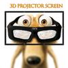 3D Projection Movie Screen 120inch, 100inch Portable Foldable Projection Screen, 16:9 HD, Soft Widescreen for Home Theater Outdoor Indoor(250inch) view 2