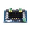 120W+120W Channel Power Amplifier Chip with Short Circuit, DC12,26V High Power Audio Amplifier Board, Special Black Heat Sink for Better Heat Dissipation, Large Capacity view 1