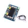 120W+120W Channel Power Amplifier Chip with Short Circuit, DC12,26V High Power Audio Amplifier Board, Special Black Heat Sink for Better Heat Dissipation, Large Capacity view 4