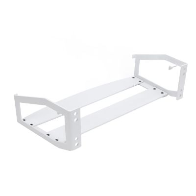 Zopsc Speaker Wall Mount for Sonos Five, Stainless Steel Heavy Duty Speaker Mount for Sonos Play 5, Stainless Steel Soundbar Bracket Replacement for Home Office (White)