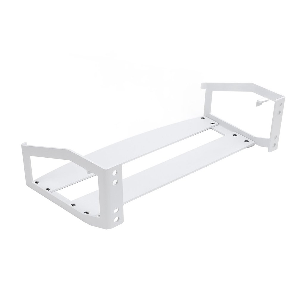 Zopsc Speaker Wall Mount for Sonos Five, Stainless Steel Heavy Duty Speaker Mount for Sonos Play 5, Stainless Steel Soundbar Bracket Replacement for Home Office (White)