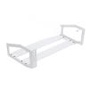 Zopsc Speaker Wall Mount for Sonos Five, Stainless Steel Heavy Duty Speaker Mount for Sonos Play 5, Stainless Steel Soundbar Bracket Replacement for Home Office (White) view 1