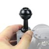 NovelGoal Aluminum Screw Fix Mount 1inch Ball Head Anti-Loose Adjustable Adapter for OS-MO 360/Hero 13 and All Hero Action Camera Cage Accessories (Black) view 4