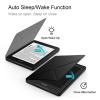Case for 7 Inch Kindle Paperwhite 12th Gen 2024 and Kindle Colorsoft Signature Edition, Slim Light Shell Cover for All-New Kindle Paperwhite with Auto Wake/Sleep & Multi-Viewing Angles,Black view 4