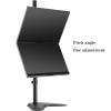 3FLQOOPP Monitor Mount Stand Monitor Mount Adjustable Up and Down Dual Screen Monitor Stand, Tilt Rotation, Monitor Mount Stand for 17"-32" Screen, Each Arm Holds Up to 8KG PC ?Monitor Mount view 4