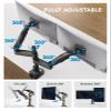 HUANUO Dual Monitor Stand&Single Monitor Mount view 4
