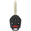 Replacement Keyless Remote Head Key Fob Compatible with Impreza 2013 FCC CWTWB1U811 2AOKM-SB3 Part Number 57497-FJ230 57497FJ230 57497-AL00A 57497-FJ021 57497-FJ020 view 1