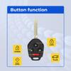 Replacement Keyless Remote Head Key Fob Compatible with Impreza 2013 FCC CWTWB1U811 2AOKM-SB3 Part Number 57497-FJ230 57497FJ230 57497-AL00A 57497-FJ021 57497-FJ020 view 2