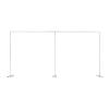 10ft x 20ft Arch Backdrop Stand, Heavy Duty Backdrop Stand Pipe Kit Background Support System Curtain Frame with Steel Base for Wedding Photography Trade Show Display, Length Not Adjustable view 1